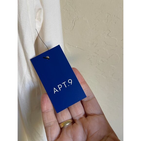 New! Apt. 9 Ivory Mock Neck Pullover Size XL MSRP $22 - Picture 5 of 7